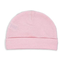 Pink beanie hat with a rolled cuff, part of the Rose Textiles 2 Pack Galaxy Hat set.