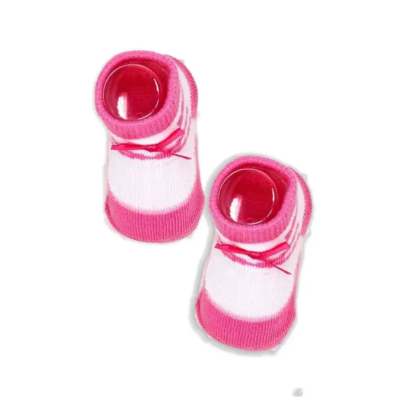 Rose Textiles - 3 Pairs Crew Sock, Ballet Slippers With 3D Bows Image 3