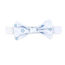 Blue star-patterned bowtie from the Rose Textiles 3 Pc Socks and Bowties Set.