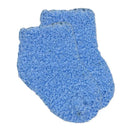 Light blue soft socks with a textured surface, ideal for boys, part of a three-pack set.