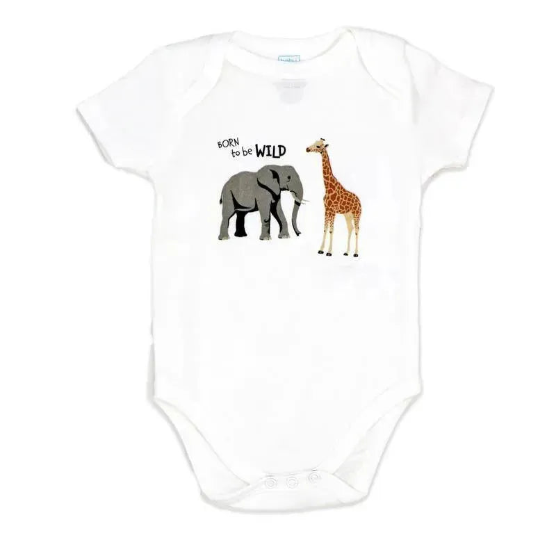 Rose Textiles - Neutral 3 Pack Bodysuit Set, Safari Image 3