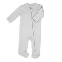 Rose Textiles - Solid Mitted Cuff Sleepers, Grey Image 1