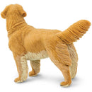Golden Retriever plastic model figure, 4.5 inches tall, featuring intricate fur details and a realistic stance.