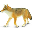 Detailed 6.5-inch coyote toy figurine with realistic features, including a textured fur design and intricate facial details.