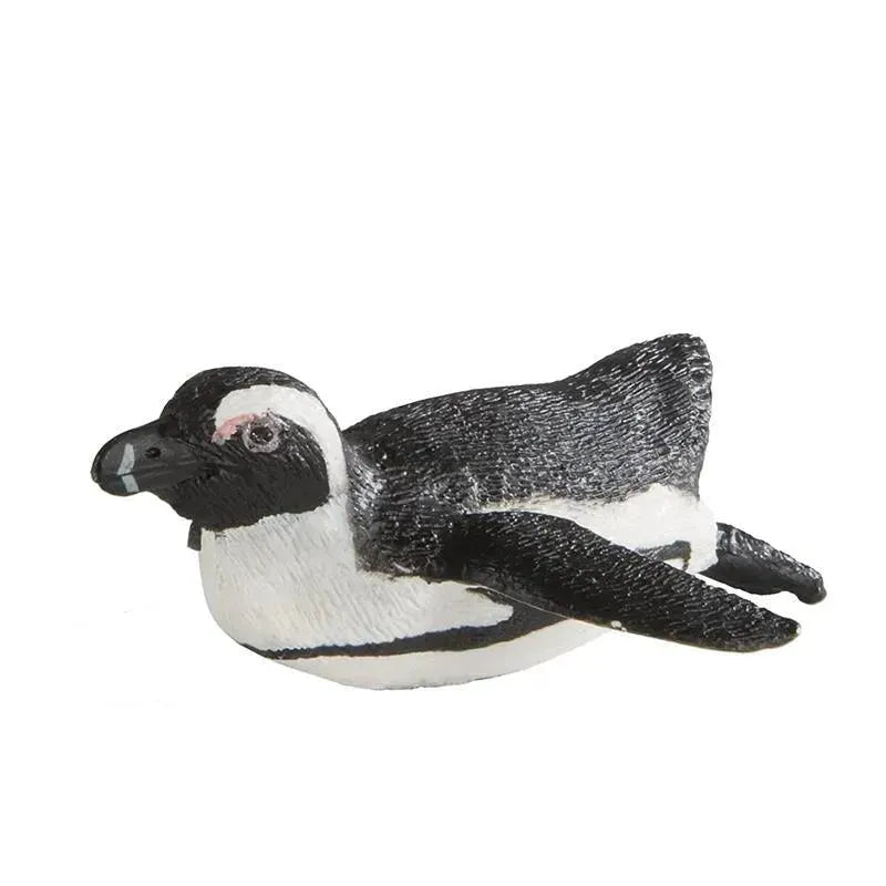 South African penguin figurine from Safari Ltd, featuring detailed black and white markings.