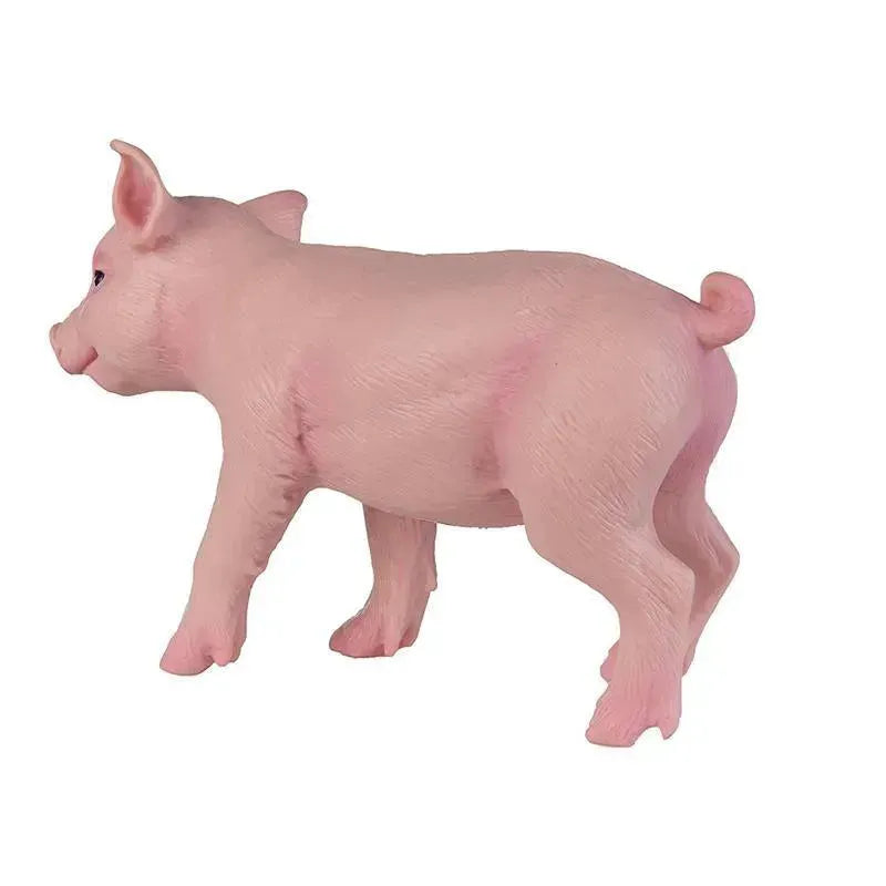 Realistic pink piglet figurine with detailed texture, part of the Safari Piglet Incredible Creatures collection.