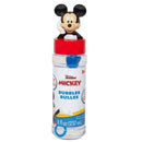 Sandy Ruben Disney Mickey Bubble Character Head, 8 oz bubble solution bottle with a Mickey Mouse figurine cap.