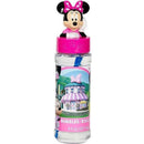 Disney Minnie Mouse bubble solution bottle featuring a Minnie Mouse cap and an 8 oz liquid capacity.