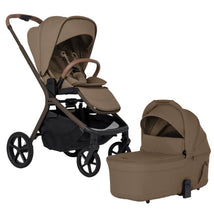 Silver Cross Breez Modular Stroller & Bassinet Bundle in Maple, featuring a sleek design and comfortable seating.