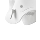 White Skip Hop Baby Bath Spout Cover designed to protect babies while bathing, featuring a curved design and secure attachment.
