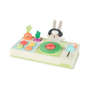 Baby Musical DJ Set Toy by Skip Hop featuring a rabbit character with headphones, colorful buttons, and playful shapes.