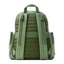 Skip Hop Diaper Bag Backpack in Sage color, featuring padded back panel, adjustable straps, and side pockets.