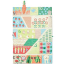 Colorful baby play gym featuring whimsical farm-themed designs, numbers, animals, and textures for sensory exploration.
