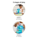 Skip Hop Seascape Musical Activity Ball Drop, featuring two stages for play with colorful balls and an engaging design for infants.