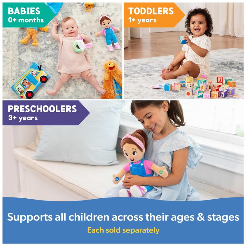 Spin Master Ms. Rachel Herbie Huggable Security Blankets, engaging young children from infants to preschoolers in play.