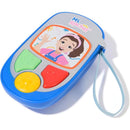 Ms. Rachel Lets Talk Learning toy featuring bright buttons and a graphic of Ms. Rachel waving, designed for interactive play.