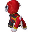 Paw Patrol 8-inch plush Moto Pups Marshall character in a red and black outfit, featuring detailed ears and a small tail.