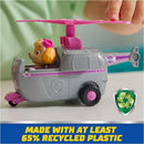 Paw Patrol toy car featuring Skye, made with at least 65% recycled plastic, highlighting its eco-friendly design.