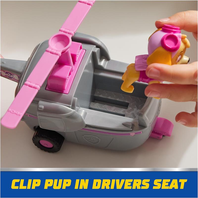Spin Master - Paw Patrol Toy Car with Collectible Action Figure, Sustainably Minded, Skye Image 8