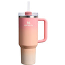 Stanley - 40 Oz The Quencher H2.0 FlowState™ Tumbler Pink Mesa Sunset Image 1