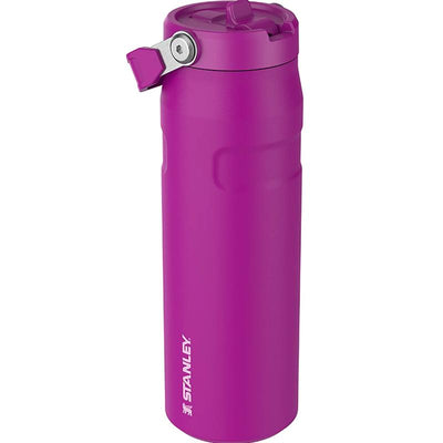 Stanley - IceFlow 24 Oz Bottle with Flip Straw Lid, Violet Blossom Image 1