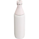 Stanley The All Day Slim Bottle 20 oz in rose gloss finish, featuring a tapered design and a secure silver band.