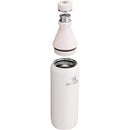 20 oz Stanley The All Day Slim Bottle in rose gloss, featuring a detachable lid and stainless steel interior.
