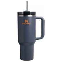 Stanley The Quencher H2.0 FlowState™ Tumbler 40 oz in Twilight blue, featuring a straw and a sturdy handle.