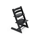 Stokke Tripp Trapp high chair in Glacier Green with a cushion and tray, designed for child seating and feeding.
