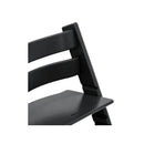 High chair with a modern design, featuring a sturdy frame and adjustable seat, showcasing the Glacier Green model.