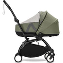 Black mosquito net for the Stokke Yoyo® Newborn Shell, designed to protect infants from insects while in a stroller.