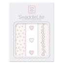 Swaddle Designs - 3Pk Bubble Dots, Hearts, Champagne Marquisette Swaddles Image 1