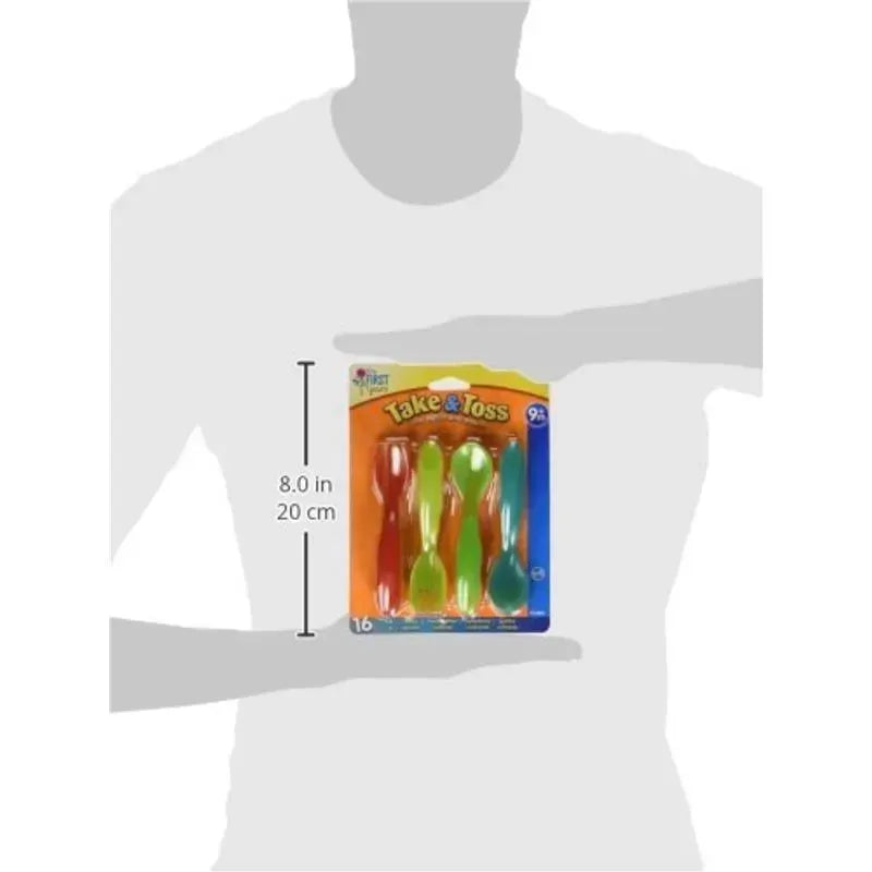 The First Years - Take & Toss 16Pc Baby Spoons, Multicolored Image 4