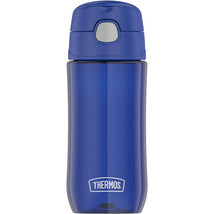 Thermos Plastic Water Bottle 16 oz in Blueberry, featuring a secure lid and a sleek design for hydration on the go.