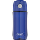 Thermos Plastic Water Bottle 16 oz in Blueberry, featuring a secure lid and a sleek design for hydration on the go.