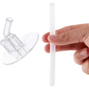 Replacement straw set for Thermos FUNtainer, featuring a clear straw and connector, showing hand for scale.