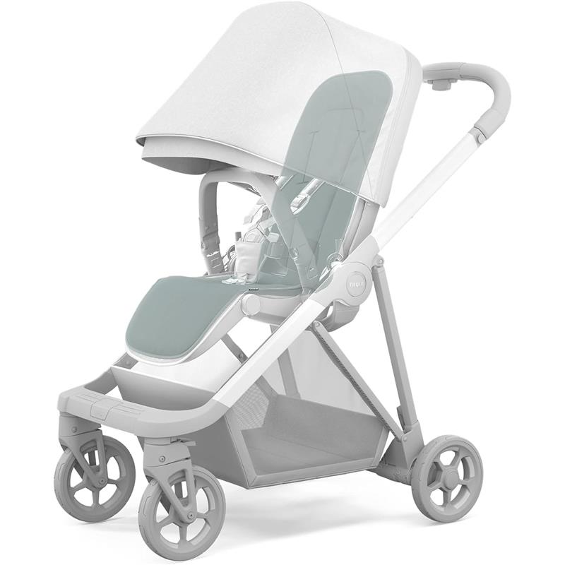 Thule Stroller Seat Liner Alaska in a light blue color, designed for comfort and protection in strollers.