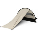 Thule Wind & Sun Tarp designed for Chariot Urban Glide 2, 3, & 4-Wheel, featuring a beige canopy and black edges.