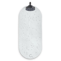 Boon GRIFFLE Bathtub Mat in gray, featuring a textured surface with a contour design for safety and grip.