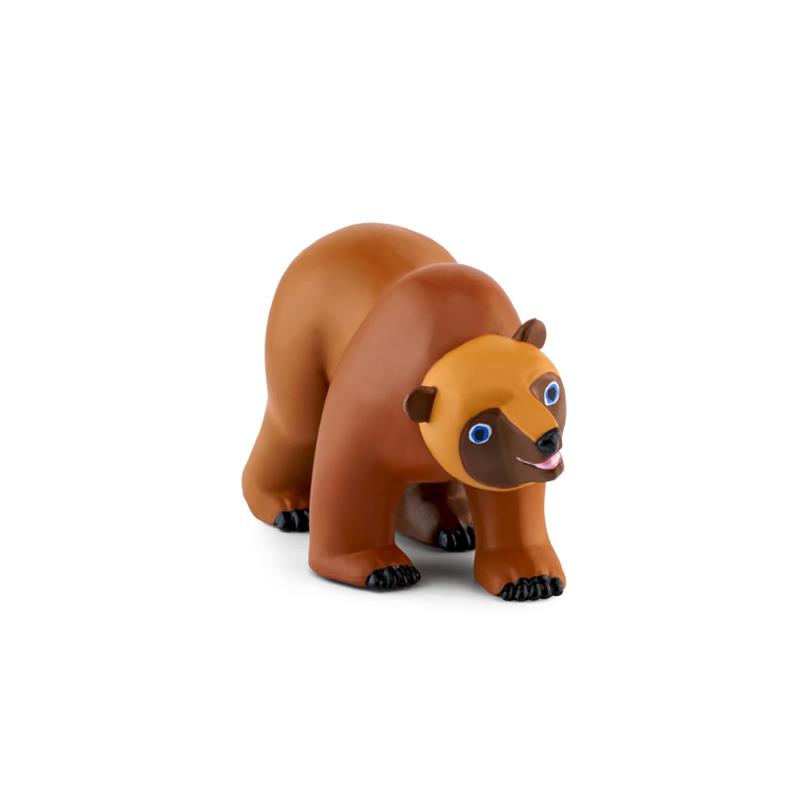 Tonies Brown Bear audio toy figurine, featuring a smiling bear with blue eyes and a brown body, designed for children.