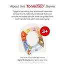 Tonieplay game featuring Tigger and Winnie the Pooh, guiding kids to find lost treasures in the Hundred Acre Wood. Suitable for ages 3+.