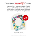 Treasure hunt game for kids featuring a colorful photo album design; suitable for ages 3+. Run time: 81 minutes.