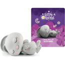 Sleepy Rabbit figurine from Tonies Sleepy Friends collection, designed for classical music, appears relaxed on a purple background.