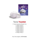 Tonies Sleepy Friends audio play character featuring a sheep figurine and Lullaby Melodies tracklist, run time 143 minutes.