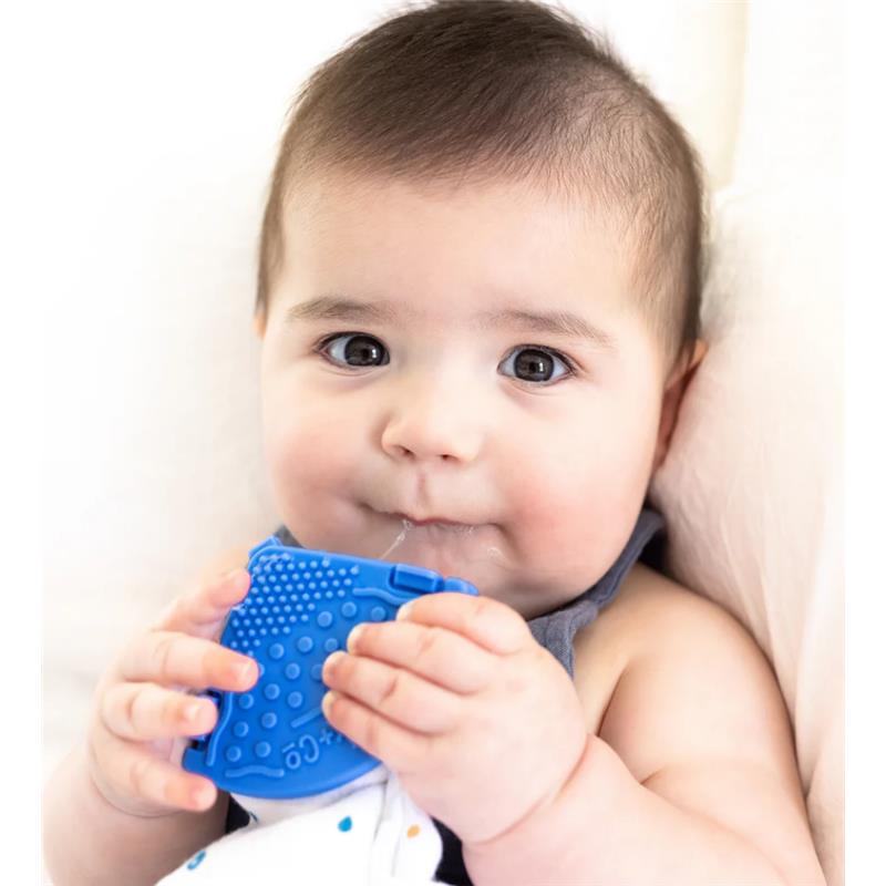 Toothi - Teether Clip, Denim Blue Image 3