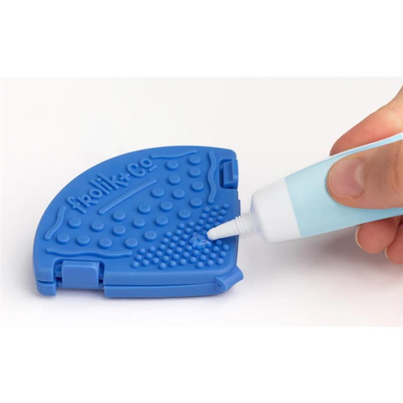 Toothi - Teether Clip, Denim Blue Image 5