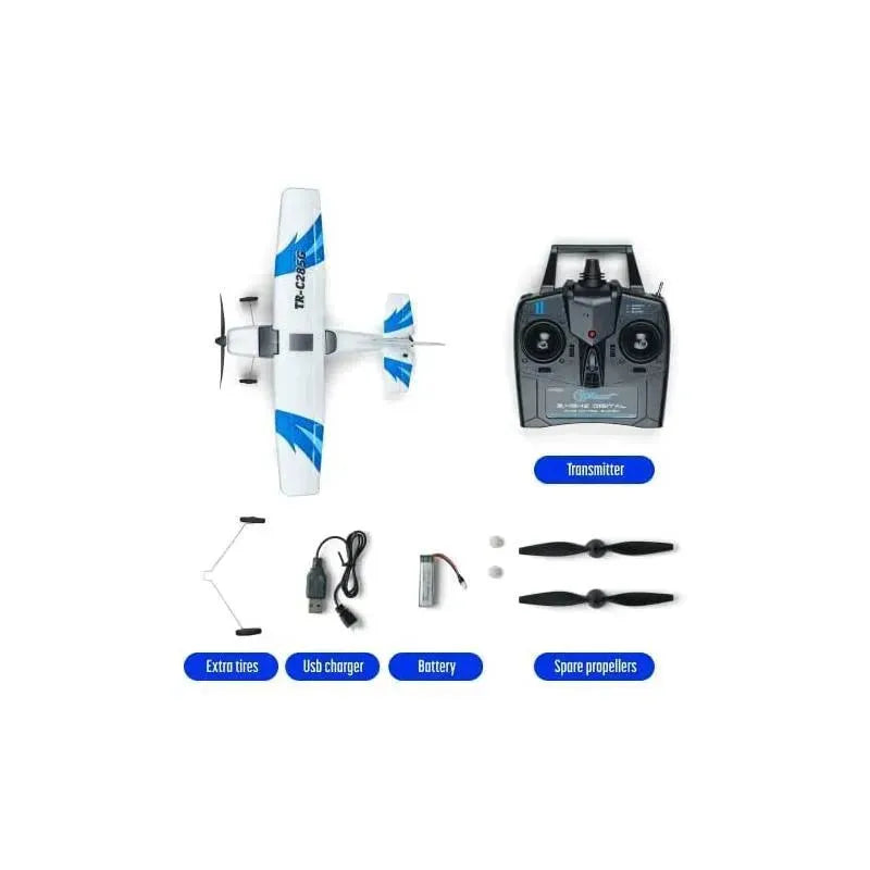 Top Race - Rc Plane 3 Channel Remote Control Airplane Image 3