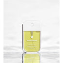 Touchland Vanilla Blossom Power Mist Hydrating Hand Sanitizer in a clear bottle with yellow liquid, 1 fl oz.