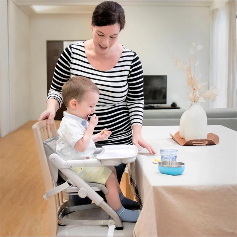 Unilove - Feed Me 3-in-1 Dinning Booster Seat, Bubble Black Image 5