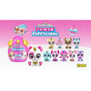 Rainbocorns Pocket Puppycorn Surprise Bobblehead in foil bag, featuring colorful toy animals with vibrant details and surprises inside.